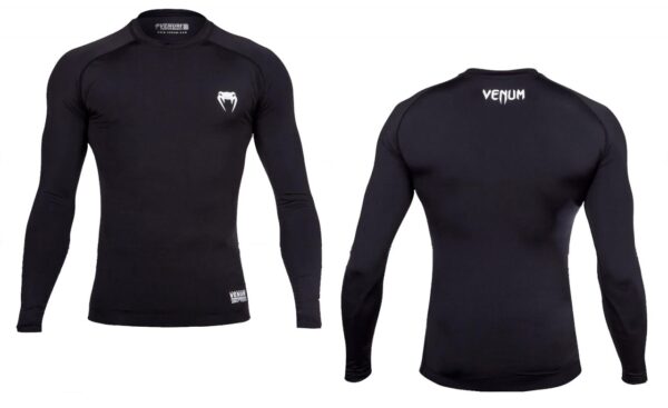 Venum Men's Contender 2.0 Compression Rash Guard Long Sleeve MMA