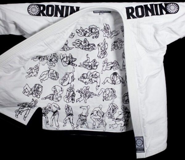 Ronin 47 Ronin Gi - Black/White - bjj jiujitsu kimono gi - Image 2