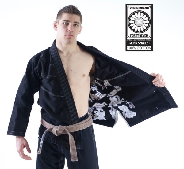 Ronin 47 Ronin Gi - Black/White - bjj jiujitsu kimono gi - Image 6