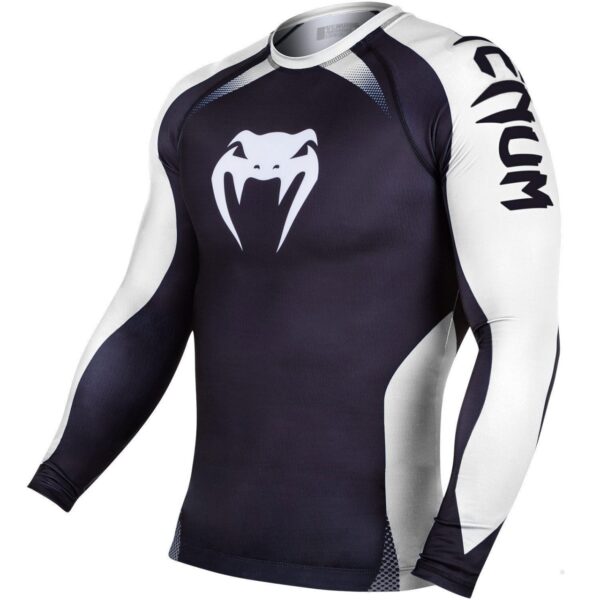 Venum Men's No Gi Rash Guard IBJJF Approved Black/White